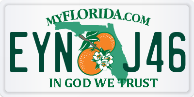 FL license plate EYNJ46