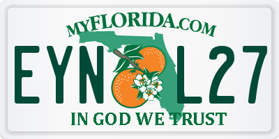 FL license plate EYNL27
