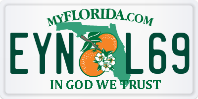 FL license plate EYNL69
