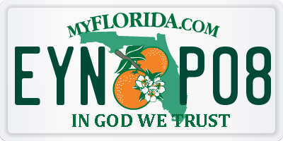 FL license plate EYNP08