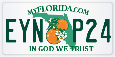 FL license plate EYNP24
