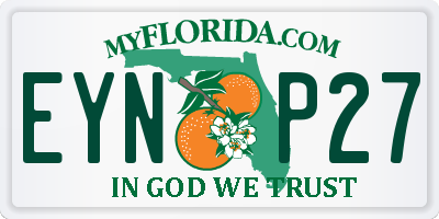 FL license plate EYNP27
