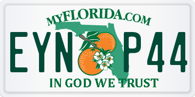 FL license plate EYNP44