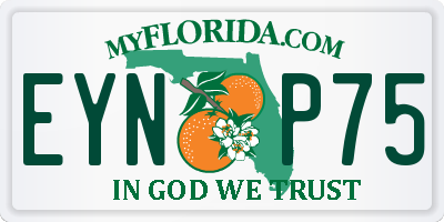 FL license plate EYNP75