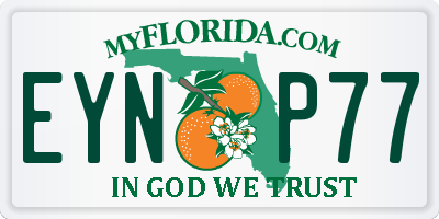 FL license plate EYNP77