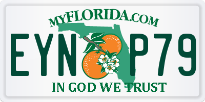 FL license plate EYNP79
