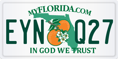 FL license plate EYNQ27