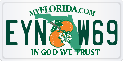FL license plate EYNW69