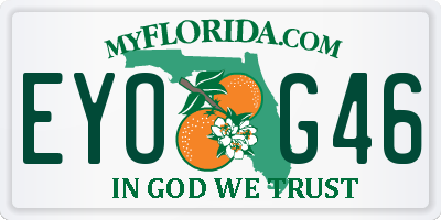 FL license plate EYOG46