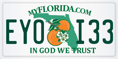 FL license plate EYOI33