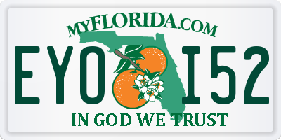 FL license plate EYOI52