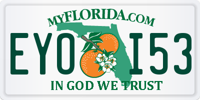FL license plate EYOI53