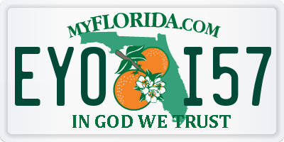 FL license plate EYOI57