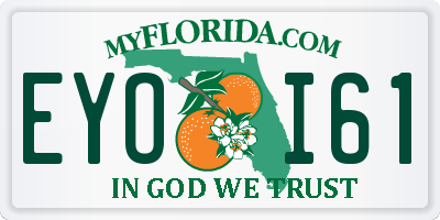FL license plate EYOI61