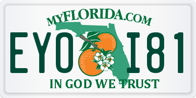 FL license plate EYOI81