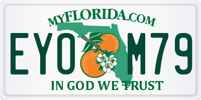 FL license plate EYOM79