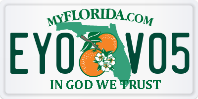 FL license plate EYOV05