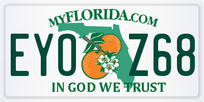 FL license plate EYOZ68