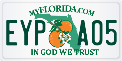 FL license plate EYPA05