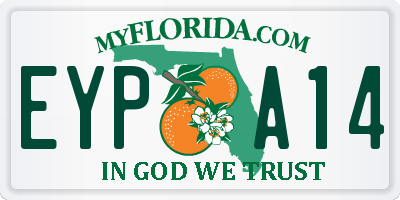 FL license plate EYPA14