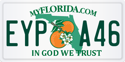 FL license plate EYPA46