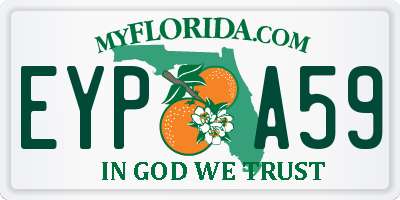 FL license plate EYPA59