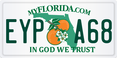 FL license plate EYPA68