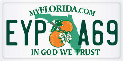 FL license plate EYPA69
