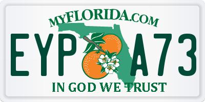 FL license plate EYPA73