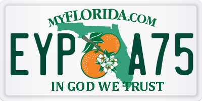 FL license plate EYPA75