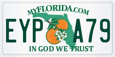 FL license plate EYPA79