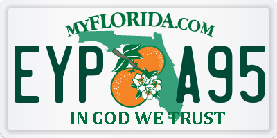 FL license plate EYPA95