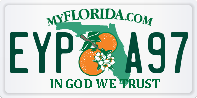 FL license plate EYPA97