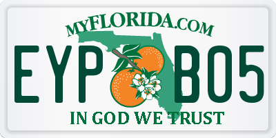 FL license plate EYPB05