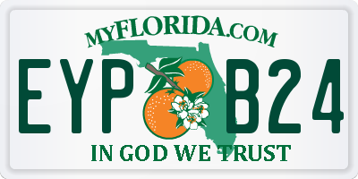 FL license plate EYPB24