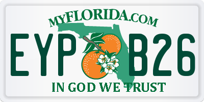 FL license plate EYPB26