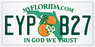 FL license plate EYPB27