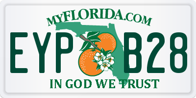 FL license plate EYPB28