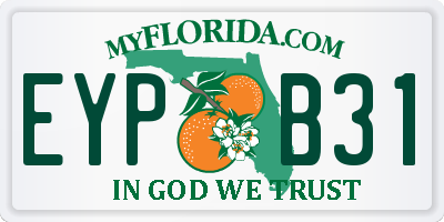 FL license plate EYPB31