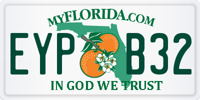 FL license plate EYPB32