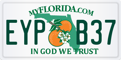 FL license plate EYPB37