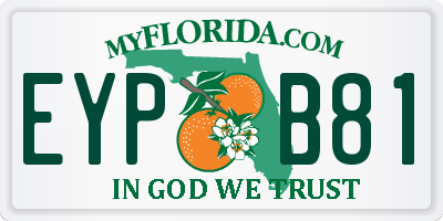 FL license plate EYPB81