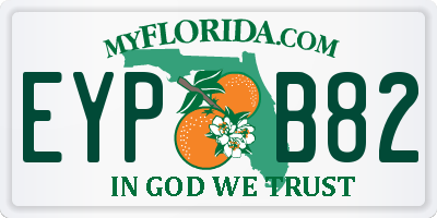 FL license plate EYPB82