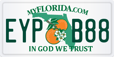 FL license plate EYPB88