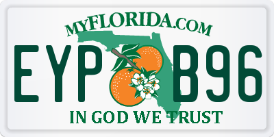 FL license plate EYPB96