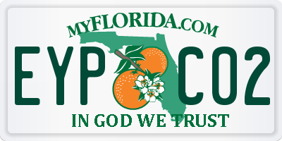 FL license plate EYPC02