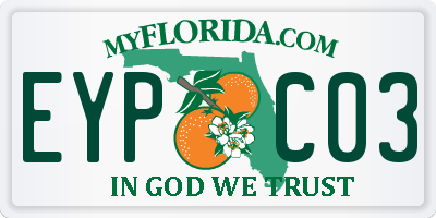 FL license plate EYPC03
