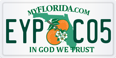 FL license plate EYPC05