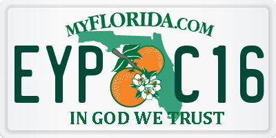 FL license plate EYPC16