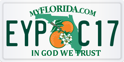 FL license plate EYPC17